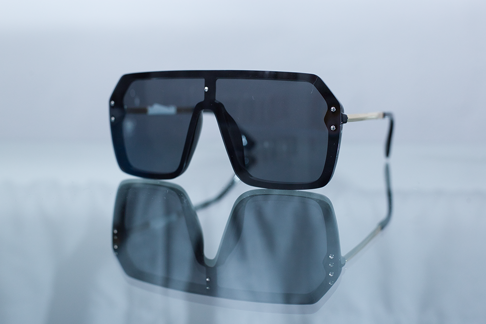 AQUA ADORE Custom Swim Wear | Black Sunglasses